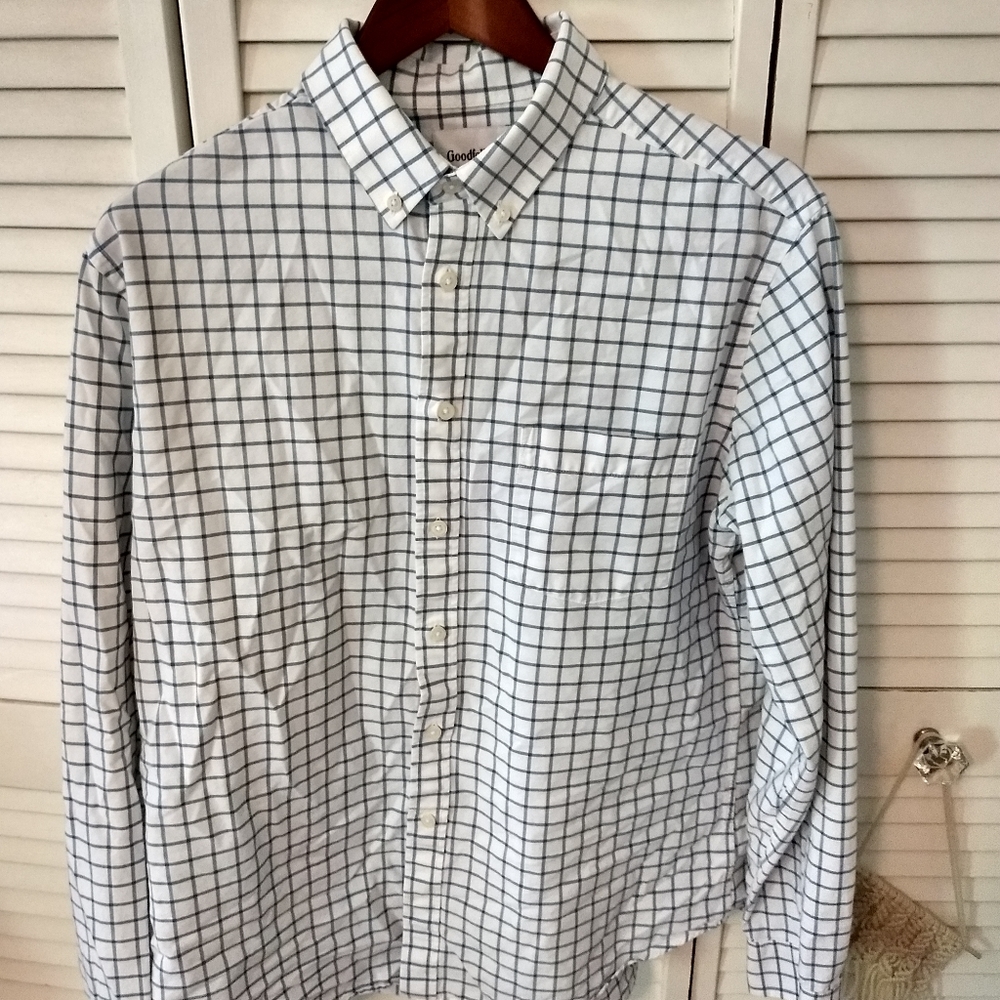 Goodfellow and Co plaid dress shirt